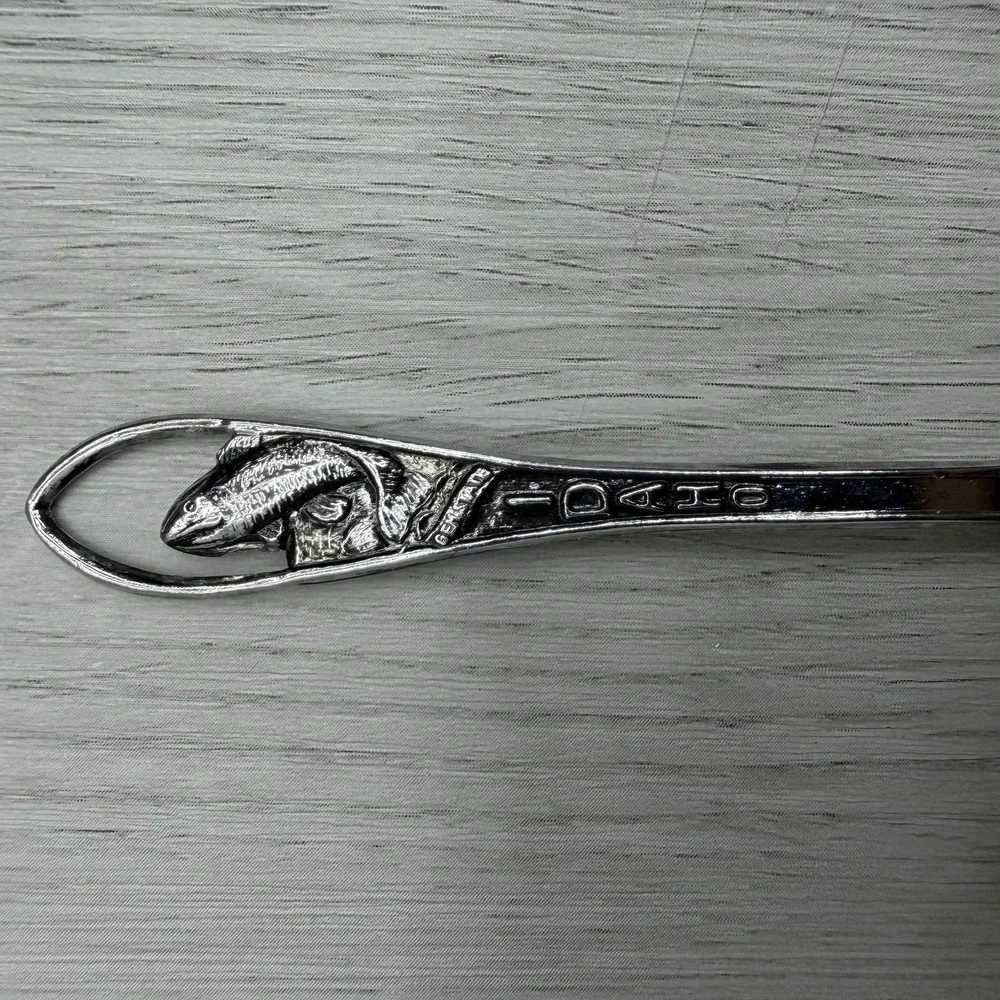 Idaho Souvenir Spoon Trout Cutout State Map Japan